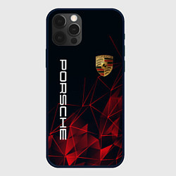 Чехол для iPhone 12 Pro Max PORSCHE, цвет: 3D-черный