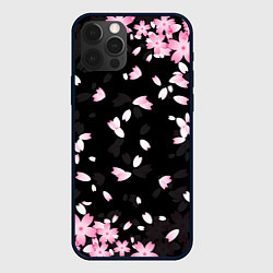 Чехол для iPhone 12 Pro Max САКУРА, цвет: 3D-черный