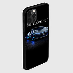 Чехол для iPhone 12 Pro Max MERCEDES, цвет: 3D-черный — фото 2