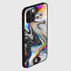 Чехол для iPhone 12 Pro Max DIGITAL ABSTRACT GLITCH, цвет: 3D-черный — фото 2