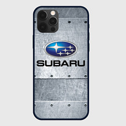 Чехол для iPhone 12 Pro Max SUBARU, цвет: 3D-черный