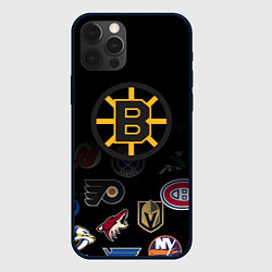 Чехол для iPhone 12 Pro Max NHL Boston Bruins Z, цвет: 3D-черный