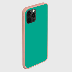 Чехол для iPhone 12 Pro Max Зеленый, цвет: 3D-светло-розовый — фото 2