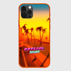 Чехол для iPhone 12 Pro Max HOTLINE MIAMI, цвет: 3D-красный