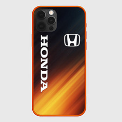 Чехол для iPhone 12 Pro Max HONDA, цвет: 3D-красный