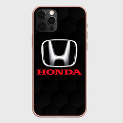 Чехол для iPhone 12 Pro Max HONDA, цвет: 3D-светло-розовый