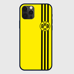 Чехол для iPhone 12 Pro Max BORUSSIA, цвет: 3D-черный