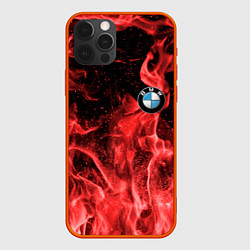 Чехол для iPhone 12 Pro Max BMW, цвет: 3D-красный