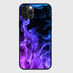 Чехол для iPhone 12 Pro Max ОГОНЬ НЕОН, цвет: 3D-черный
