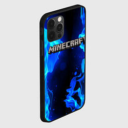 Чехол для iPhone 12 Pro Max MINECRAFT, цвет: 3D-черный — фото 2