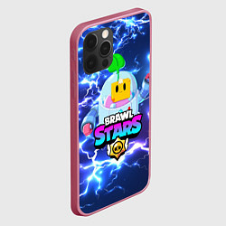 Чехол для iPhone 12 Pro Max BRAWL STARS СПРАУТ, цвет: 3D-малиновый — фото 2