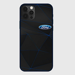 Чехол для iPhone 12 Pro Max FORD, цвет: 3D-черный