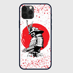 Чехол iPhone 12 Pro Max Самурай в каплях крови Z