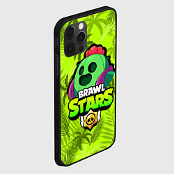 Чехол для iPhone 12 Pro Max BRAWL STARS SPIKE СПАЙК, цвет: 3D-черный — фото 2