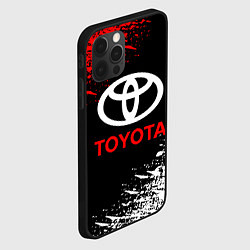 Чехол для iPhone 12 Pro Max TOYOTA, цвет: 3D-черный — фото 2