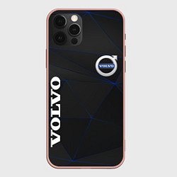 Чехол для iPhone 12 Pro Max VOLVO, цвет: 3D-светло-розовый