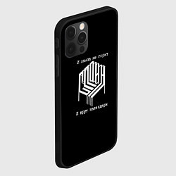 Чехол для iPhone 12 Pro Max Сплин, цвет: 3D-черный — фото 2