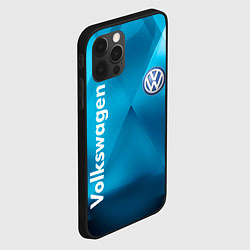 Чехол для iPhone 12 Pro Max VOLKSWAGEN, цвет: 3D-черный — фото 2