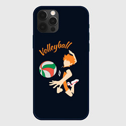 Чехол для iPhone 12 Pro Max Волейбол, цвет: 3D-черный