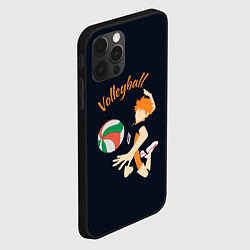 Чехол для iPhone 12 Pro Max Волейбол, цвет: 3D-черный — фото 2