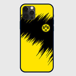 Чехол для iPhone 12 Pro Max BORUSSIA, цвет: 3D-черный
