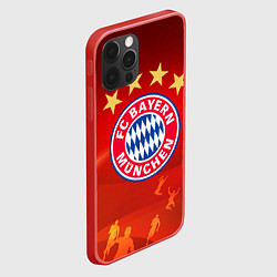 Чехол для iPhone 12 Pro Max BAYERN MUNCHEN, цвет: 3D-красный — фото 2