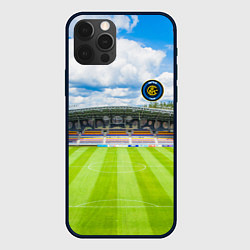 Чехол для iPhone 12 Pro Max FC INTER, цвет: 3D-черный