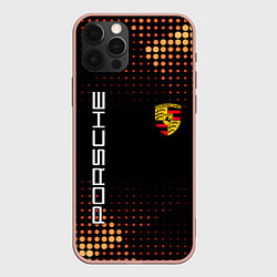 Чехол для iPhone 12 Pro Max PORSCHE, цвет: 3D-светло-розовый