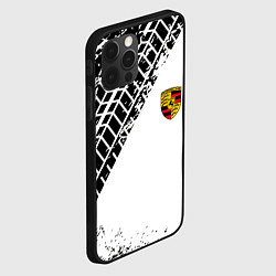 Чехол для iPhone 12 Pro Max PORSCHE, цвет: 3D-черный — фото 2