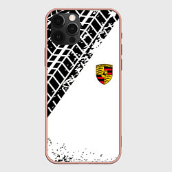 Чехол для iPhone 12 Pro Max PORSCHE, цвет: 3D-светло-розовый