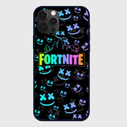 Чехол для iPhone 12 Pro Max FORTNITE MARSHMELLO, цвет: 3D-черный