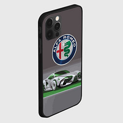 Чехол для iPhone 12 Pro Max Alfa Romeo motorsport, цвет: 3D-черный — фото 2