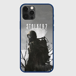 Чехол для iPhone 12 Pro Max STALKER 2, цвет: 3D-тёмно-синий