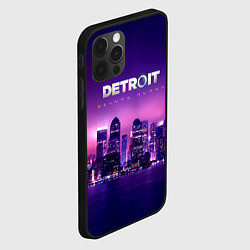 Чехол для iPhone 12 Pro Max Detroit Become Human S, цвет: 3D-черный — фото 2
