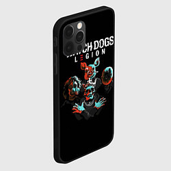 Чехол для iPhone 12 Pro Max Watch Dogs Legion, цвет: 3D-черный — фото 2
