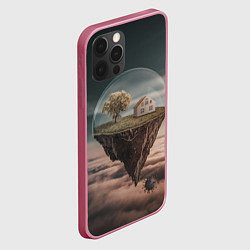 Чехол для iPhone 12 Pro Max Самоизоляция, цвет: 3D-малиновый — фото 2