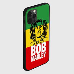 Чехол для iPhone 12 Pro Max Bob Marley, цвет: 3D-черный — фото 2