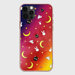 Чехол для iPhone 12 Pro Max SAILOR MOON, цвет: 3D-светло-розовый