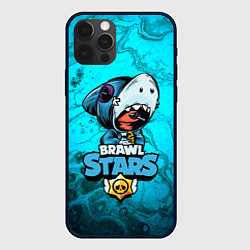 Чехол iPhone 12 Pro Max BRAWL STARS LEON SHARK