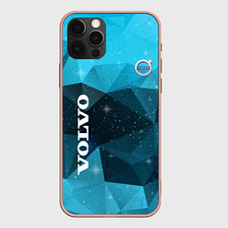 Чехол для iPhone 12 Pro Max Volvo, цвет: 3D-светло-розовый