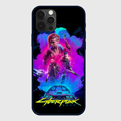 Чехол для iPhone 12 Pro Max Cyberpunk 2077, цвет: 3D-черный