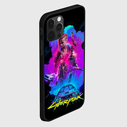 Чехол для iPhone 12 Pro Max Cyberpunk 2077, цвет: 3D-черный — фото 2
