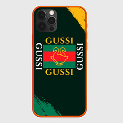 Чехол iPhone 12 Pro Max GUSSI ГУСИ