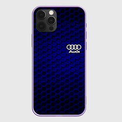 Чехол для iPhone 12 Pro Max AUDI, цвет: 3D-сиреневый