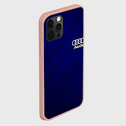 Чехол для iPhone 12 Pro Max AUDI, цвет: 3D-светло-розовый — фото 2