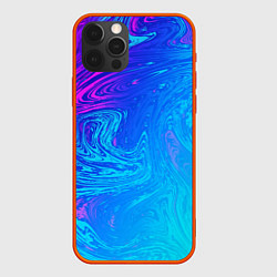 Чехол для iPhone 12 Pro Max BACKGROUND IN NEON, цвет: 3D-красный