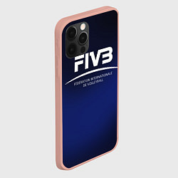 Чехол для iPhone 12 Pro Max FIVB Volleyball, цвет: 3D-светло-розовый — фото 2