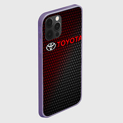 Чехол для iPhone 12 Pro Max TOYOTA ТОЙОТА, цвет: 3D-серый — фото 2