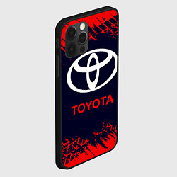 Чехол для iPhone 12 Pro Max TOYOTA ТОЙОТА, цвет: 3D-черный — фото 2