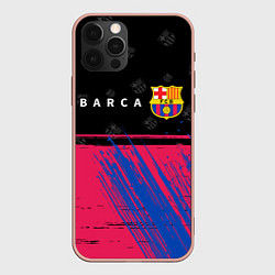 Чехол для iPhone 12 Pro Max BARCELONA БАРСЕЛОНА, цвет: 3D-светло-розовый